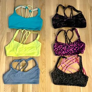 6 x Lulu Lemon Sports Bras! Size 2&4 (fits like 2)